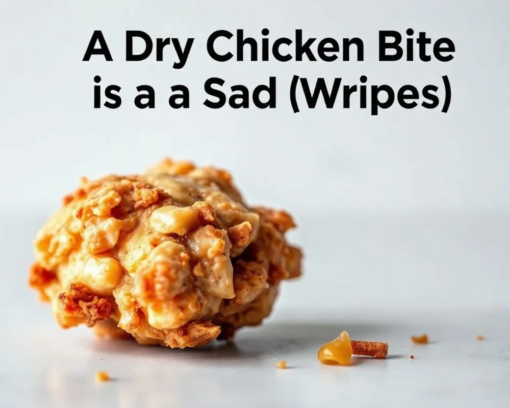 A Dry Chicken Bite Is a Sad Chicken Bite Pro Tips