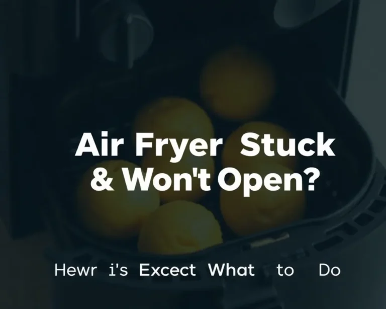 Air Fryer Basket Stuck & Won't Open? Here's Exactly What to Do