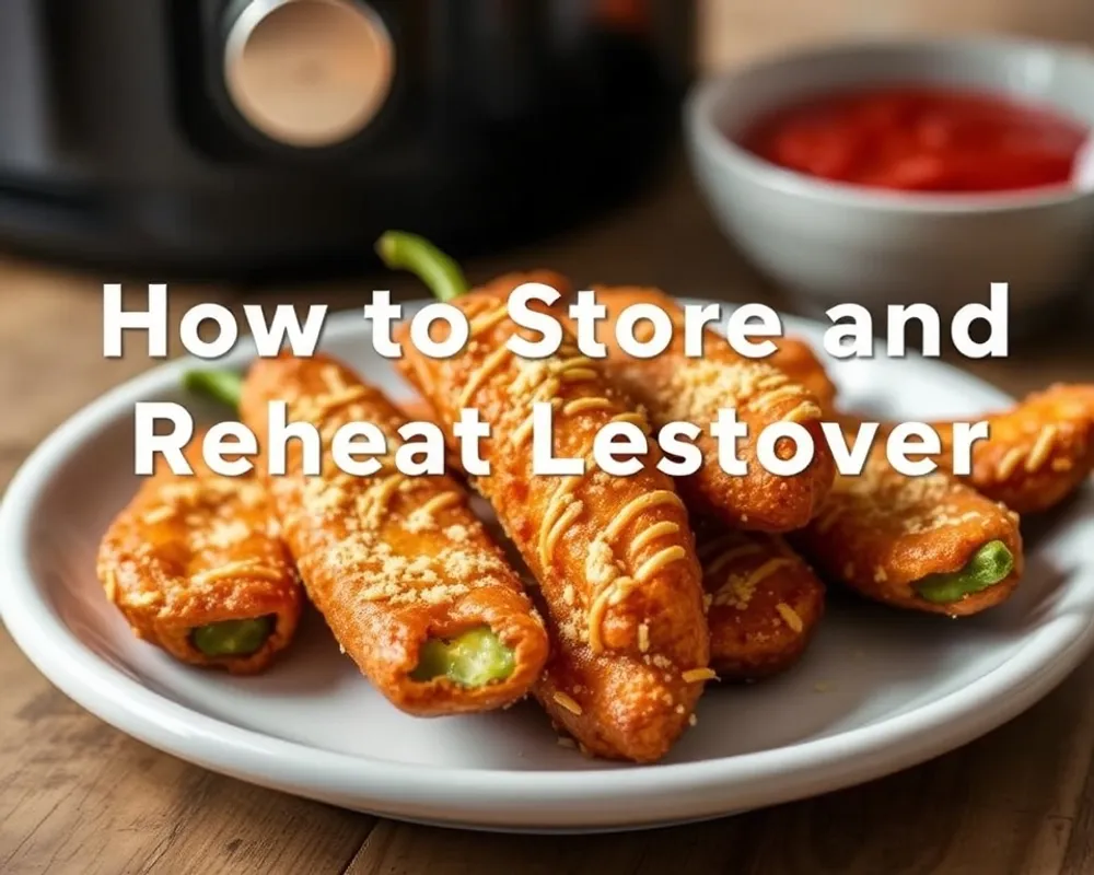 How to Store and Reheat Leftover Poppers