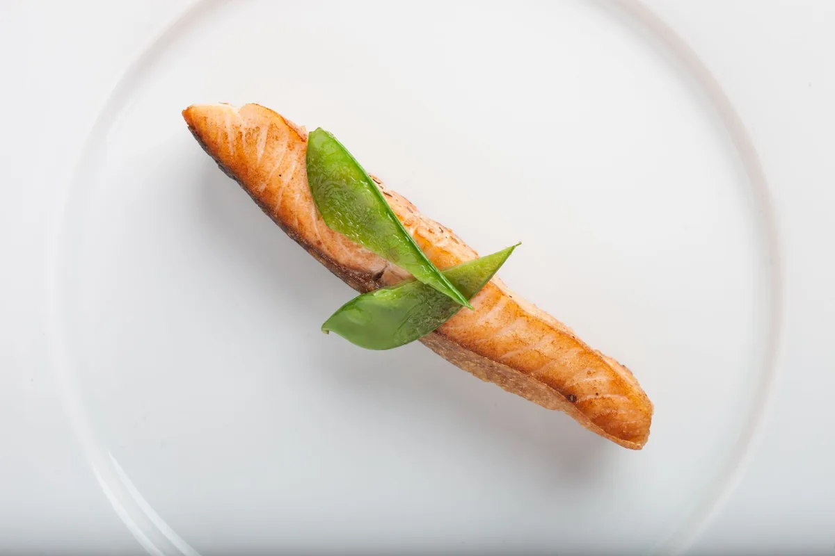 overcooked salmon white albumin